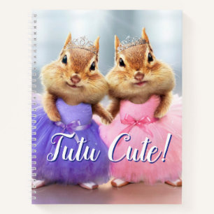 Chipmunk Ballerina Duo Notizblock