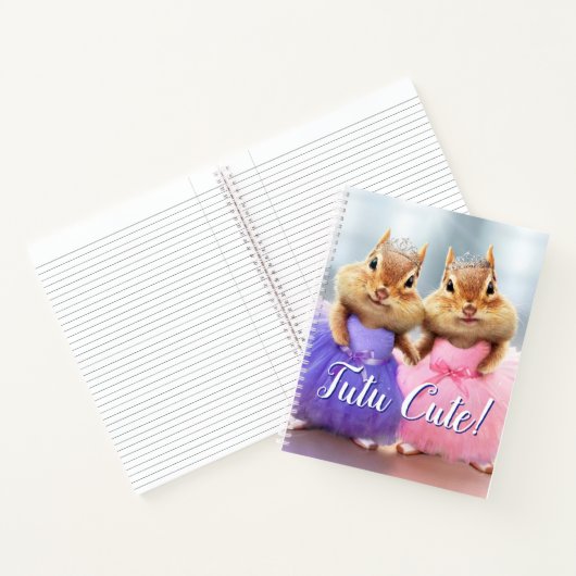 Chipmunk Ballerina Duo Notizblock (Innenseite)