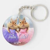 Chipmunk Ballerina Duo Schlüsselanhänger (Rückseite)