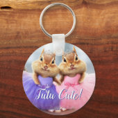 Chipmunk Ballerina Duo Schlüsselanhänger (Vorderseite)