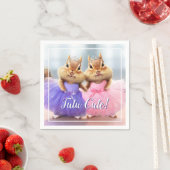 Chipmunk Ballerina Duo Serviette (Beispiel)