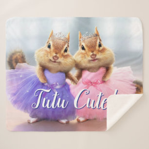 Chipmunk Ballerina Duo Sherpadecke