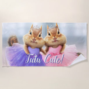 Chipmunk Ballerina Duo Strandtuch
