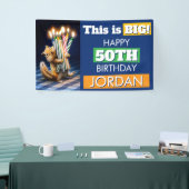 Chipmunk Birthday Candles Banner (Messeveranstaltung)