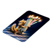 Chipmunk Birthday Candles Magnet (Linke Seite)