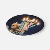 Chipmunk Birthday Candles Pappteller (Schrägansicht)