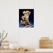 Chipmunk Birthday Candles Poster (Küche)