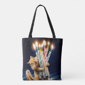 Chipmunk Birthday Candles Tasche (Rückseite)