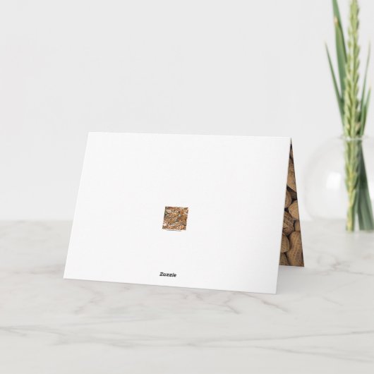 Chipmunk Birthday Card Karte (Rückseite)