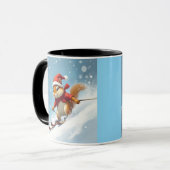 Chipmunk bombardiert einen Berg Tasse (Vorderseite Links)