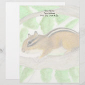 Chipmunk Briefbogen (Vorne/Hinten)