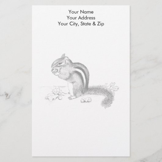Chipmunk Briefpapier (Vorderseite)
