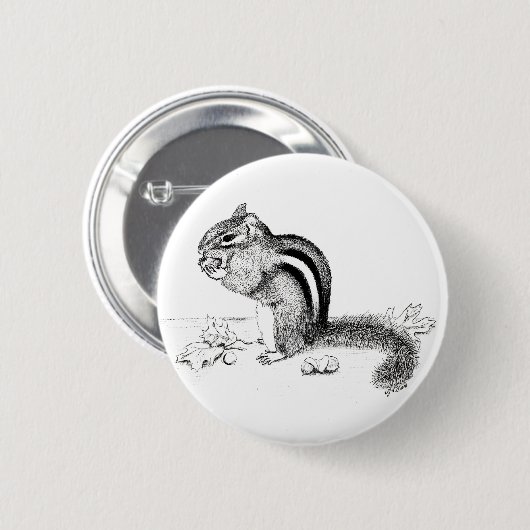 Chipmunk Button (Vorne & Hinten)