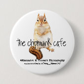 Chipmunk-Café-Logo Button (Vorderseite)