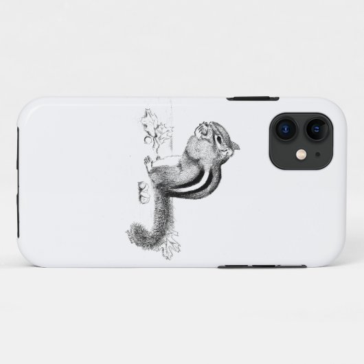 Chipmunk Case-Mate iPhone Hülle (Rückseite (Horizontal))