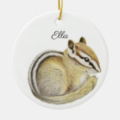 Chipmunk Ceramic Ornament (Vorne)