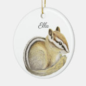 Chipmunk Ceramic Ornament (Links)