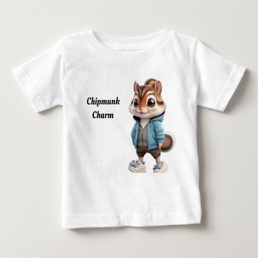 Chipmunk Charm Baby T-shirt (Vorderseite)