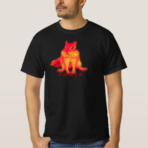 Chipmunk Chippy Power! シ ス ピワ. T-Shirt