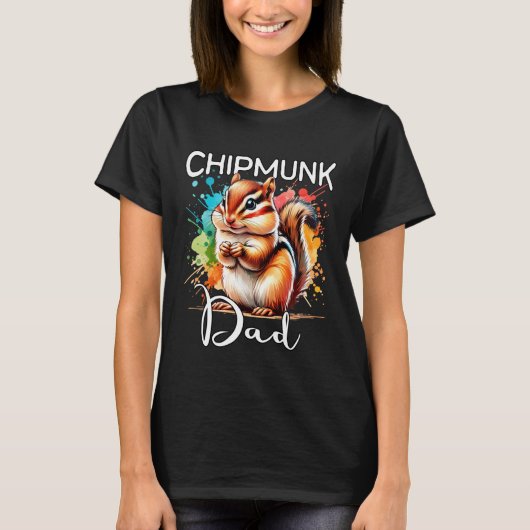 Chipmunk Dad Chipmunk T-Shirt (Vorderseite)