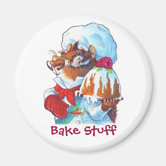 Chipmunk Dessert Koch Magnet (Vorne)