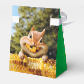 Chipmunk Eating Corn Geschenkschachtel (Rückseite)