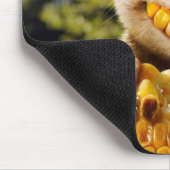 Chipmunk Eating Corn Mousepad (Ecke)