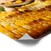 Chipmunk Eating Corn Poster (Ecke)