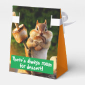 Chipmunk Eating Marshmallow Geschenkschachtel (Rückseite)