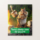 Chipmunk Eating Marshmallow Puzzle (Vertikal)