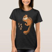 Chipmunk Eating Nuts  Nuts  For Kids T-Shirt (Vorderseite)