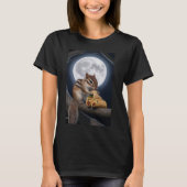 Chipmunk Eating Tacos Funny Joke T-Shirt (Vorderseite)