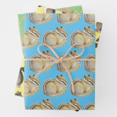 Chipmunk, Eichhörnchen und Maus Geschenkpapier Set (Beispiel)