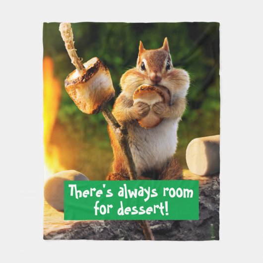 Chipmunk Ess Marshmallow Fleecedecke (Vorderseite)