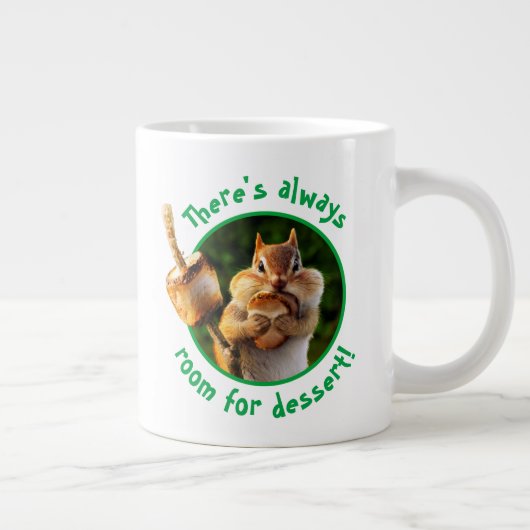 Chipmunk Ess Marshmallow Jumbo-Tasse (Rechts)