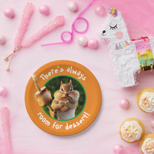 Chipmunk Ess Marshmallow Pappteller (Party)