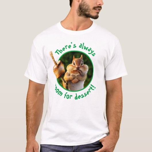Chipmunk Ess Marshmallow T-Shirt (Vorderseite)