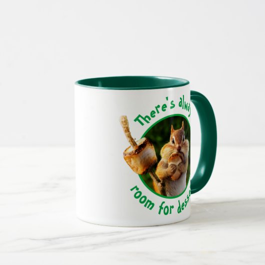 Chipmunk Ess Marshmallow Tasse (VorderseiteRechts)