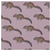 Chipmunk-Fabric (rosa) Stoff (Nahaufnahme)