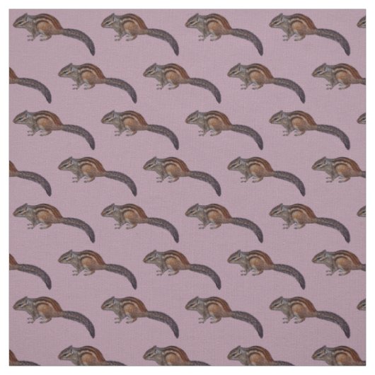 Chipmunk-Fabric (rosa) Stoff (Muster)