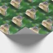 Chipmunk-Foto Geschenkpapier (Ecke)