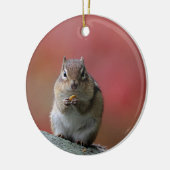 Chipmunk-Foto Keramikornament (Links)