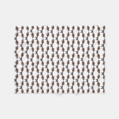 Chipmunk Frenzy Fleece Blanket (Farbe auswählen) (Vorderseite (Horizontal))