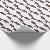 Chipmunk Frenzy Wrapping Paper Geschenkpapier (Ecke)