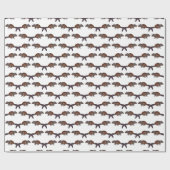 Chipmunk Frenzy Wrapping Paper Geschenkpapier (Flach)