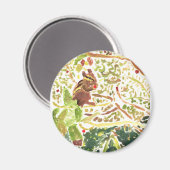 Chipmunk frisst einen Beerenmagnet Magnet (Vorderseite/Rückseite)