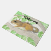 Chipmunk Fußmatte (Schrägansicht)