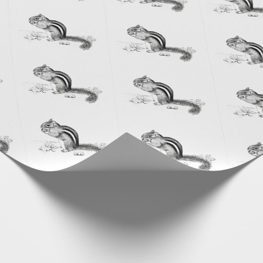 Chipmunk Geschenkpapier (Ecke)