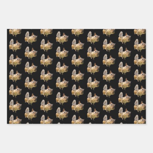 Chipmunk Geschenkwrap - Unvergesslicher Stil! Geschenkpapier Set (Vorderseite 2)