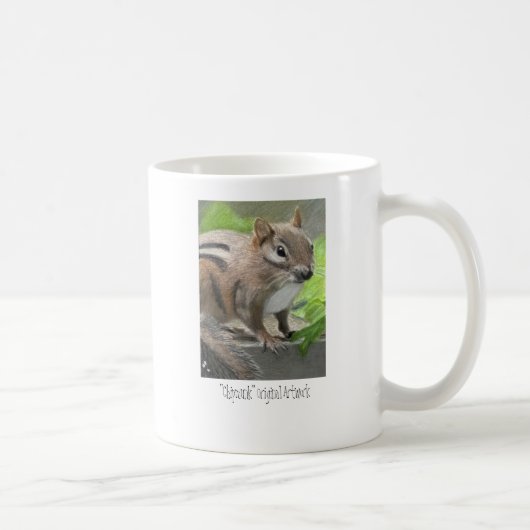 Chipmunk-Grafik Kaffeetasse (Rechts)